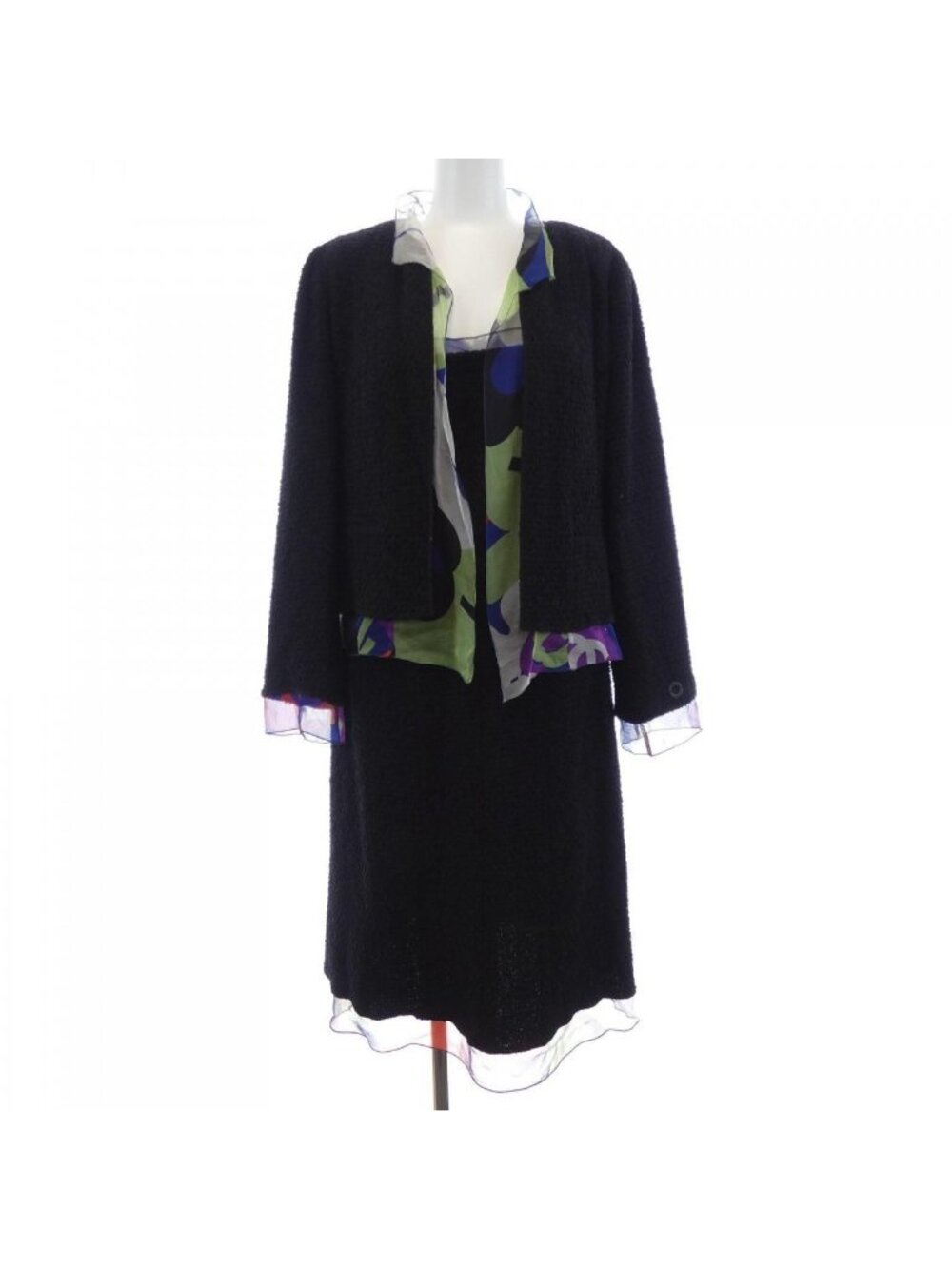 Chanel Three Piece Suit Black